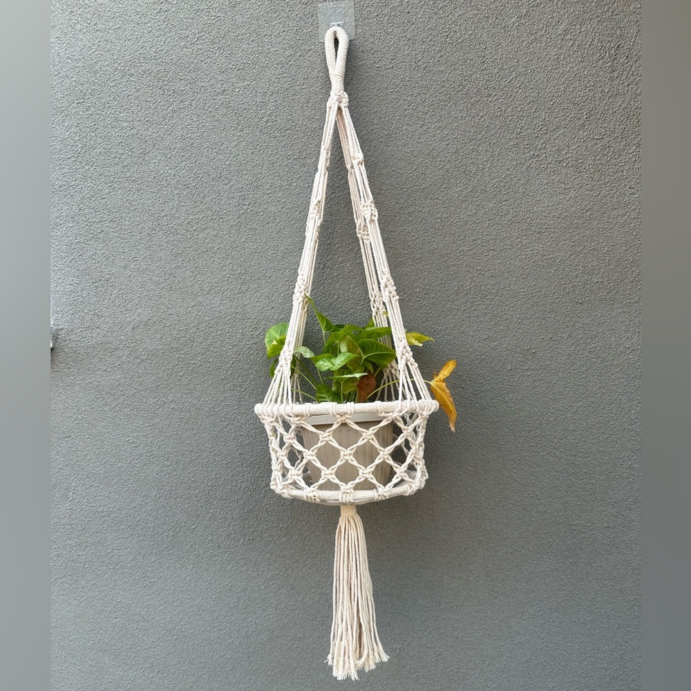 Large Macrame Hanging Basket